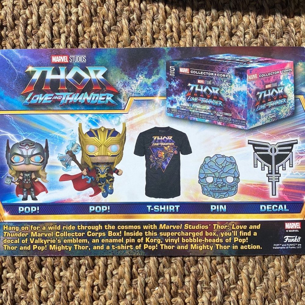 Thor Love and Thunder Marvel Collector Corps - Picture 2 of 2